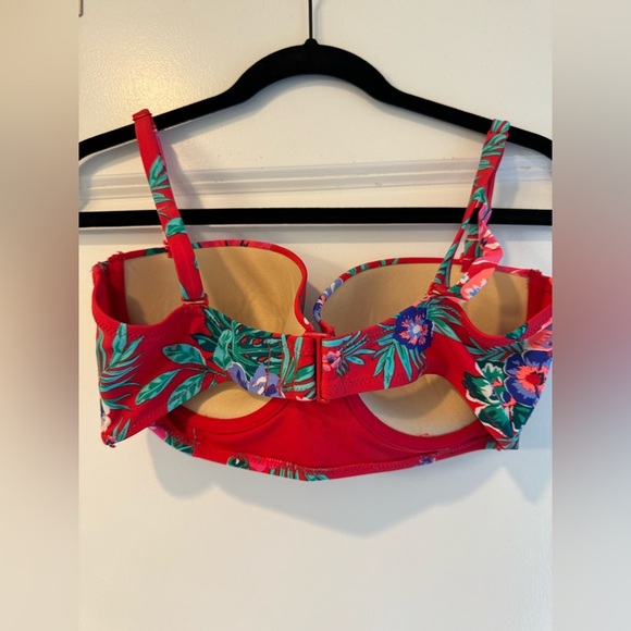 Old Navy Floral Cup Bustier Bikini Top - Picture 3 of 5